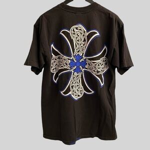 Vintage Chrome Hearts Cross Logo Pocket Tee Y2K 2000’s